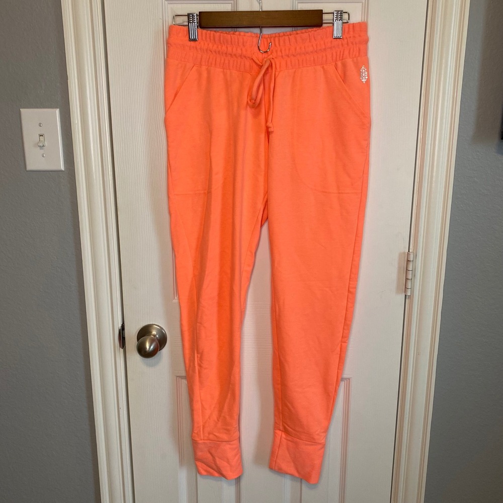 Free‎ People FP Movement Sunny Jogger Sweatpants Lounge Orange Women's Small